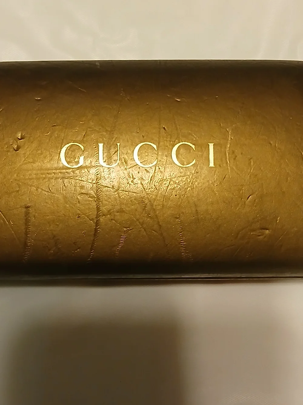 Gucci Gold Eyeglass Case - Luxurious Protective Case
